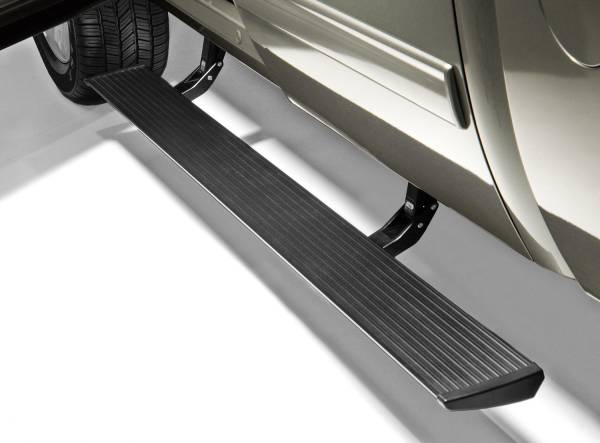 AMP Research - 2007 - 2013 GMC, 2007 - 2014 Chevrolet AMP Research Black Extruded Aluminum PowerStep™ - 75126-01A