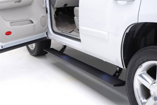AMP Research - 2019 - 2022 Ram AMP Research Black Extruded Aluminum PowerStep™ Plug-N-Play System - 76240-01A