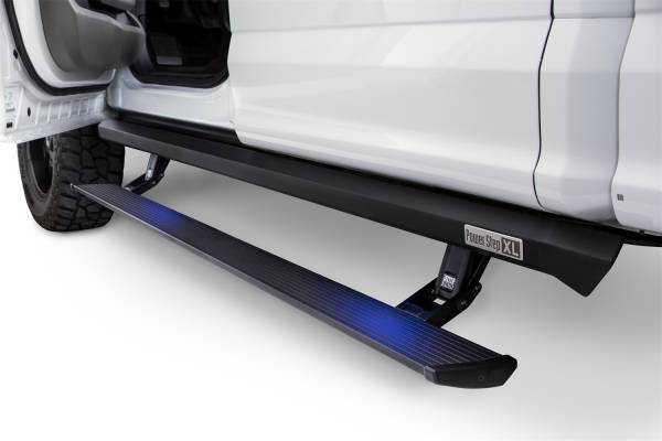 AMP Research - 2007 - 2014 GMC, Chevrolet AMP Research Black Extruded Aluminum PowerStep™ XL - 77126-01A