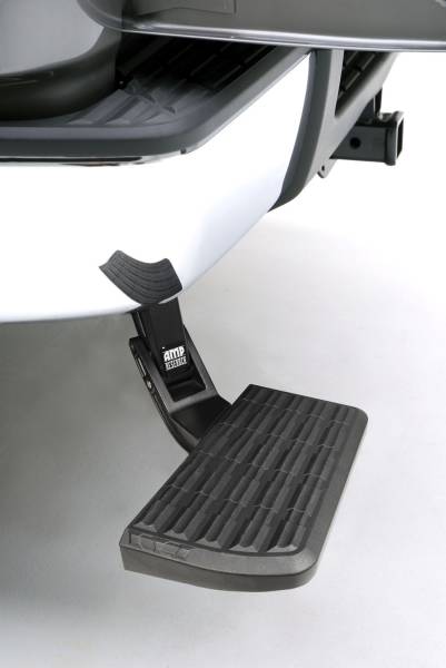 AMP Research - 2007 - 2013 GMC, Chevrolet AMP Research Black Powder Coated Aluminum BedStep® - 75300-01A