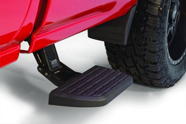 AMP Research - 2014 - 2019 GMC, Chevrolet AMP Research Black Powder Coated Aluminum BEDSTEP®2 - 75407-01A