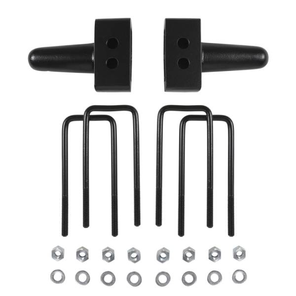 Pro Comp Suspension - 2004 - 2017 Ford Pro Comp Suspension 1.5 Inch Rear Lift Block With U-Bolt Kit - 62201
