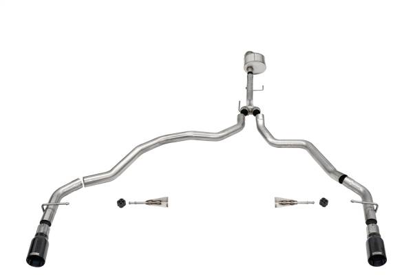 Corsa Performance - 2021 - 2022 Ford Corsa Performance 304 Stainless Steel Xtreme Cat-Back Exhaust System - 21143BLK