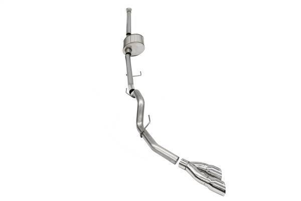 Corsa Performance - 2021 - 2022 Ford Corsa Performance 304 Stainless Steel Xtreme Cat-Back Exhaust System - 21151