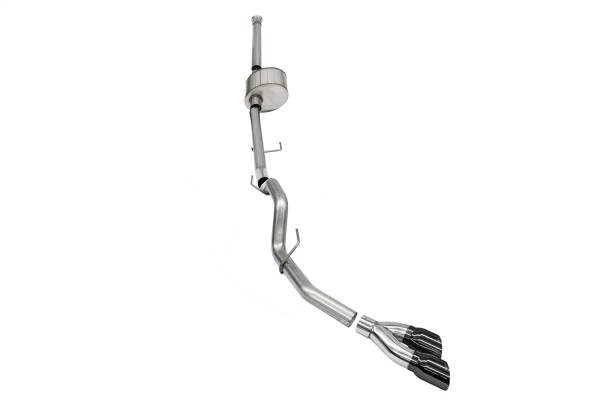 Corsa Performance - 2021 - 2022 Ford Corsa Performance 304 Stainless Steel Xtreme Cat-Back Exhaust System - 21151BLK