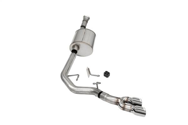 Corsa Performance - 2021 - 2022 Ford Corsa Performance 304 Stainless Steel Sport Cat-Back Exhaust System - 21156