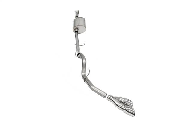 Corsa Performance - 2021 - 2022 Ford Corsa Performance 304 Stainless Steel Sport Cat-Back Exhaust System - 21157