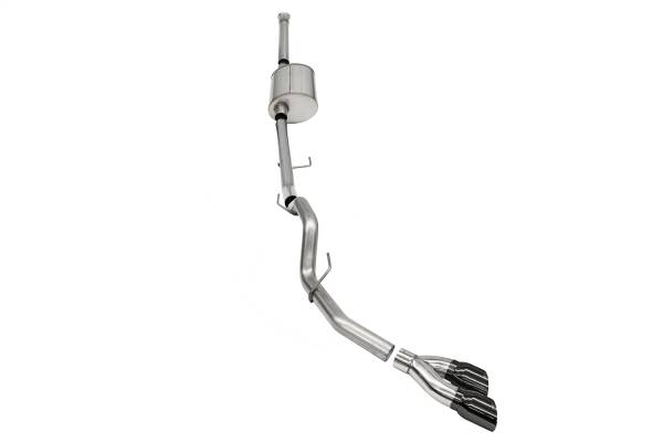 Corsa Performance - 2021 - 2022 Ford Corsa Performance 304 Stainless Steel Sport Cat-Back Exhaust System - 21160BLK