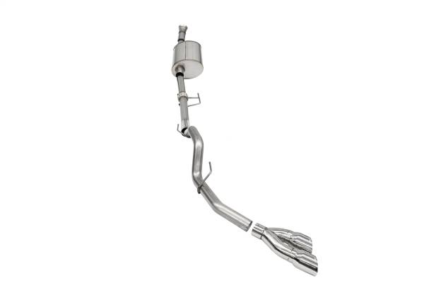 Corsa Performance - 2021 - 2022 Ford Corsa Performance 304 Stainless Steel Sport Cat-Back Exhaust System - 21166