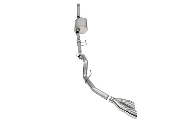Corsa Performance - 2021 - 2022 Ford Corsa Performance 304 Stainless Steel Sport Cat-Back Exhaust System - 21169