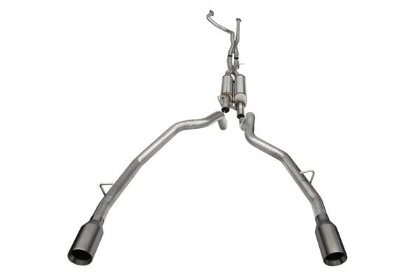 Corsa Performance - 2021 - 2022 Ram Corsa Performance 304 Stainless Steel Xtreme Cat-Back Exhaust System - 21189GNM