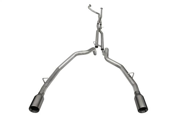 Corsa Performance - 2021 - 2022 Ram Corsa Performance 304 Stainless Steel Baja Cat-Back Exhaust System - 21190GNM