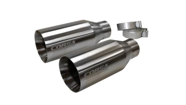 Corsa Performance - 2017 - 2019 Ford, 2021 - 2022 Ram Corsa Performance Polished Tip Kit - 14051