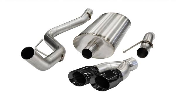 Corsa Performance - 2011 - 2014 Ford Corsa Performance Stainless Steel Cat-Back - 14387BLK