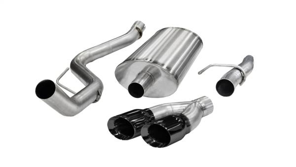 Corsa Performance - 2011 - 2014 Ford Corsa Performance Stainless Steel Cat-Back - 14393BLK