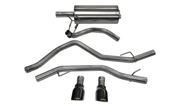 Corsa Performance - 2011 - 2020 Ram Corsa Performance Stainless Steel Cat-Back - 14405BLK