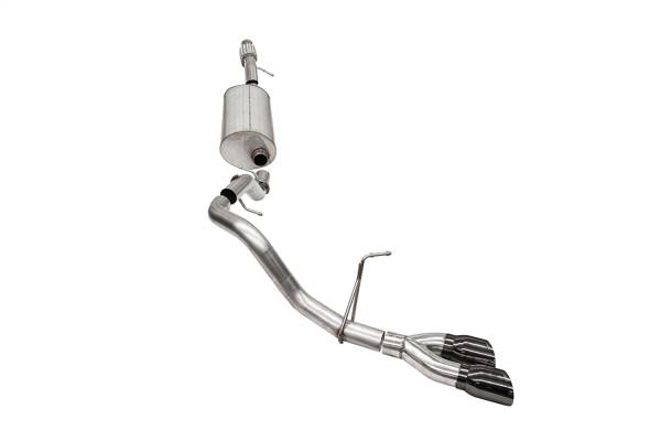 Corsa Performance - 2021 - 2022 Chevrolet Corsa Performance Stainless Steel Sport Cat-Back Exhaust System - 21125BLK