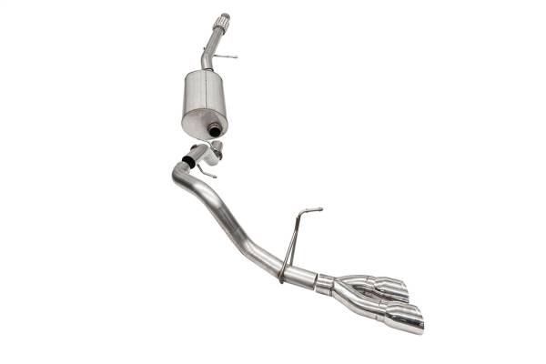 Corsa Performance - 2021 - 2022 Chevrolet Corsa Performance Stainless Steel Sport Cat-Back Exhaust System - 21126