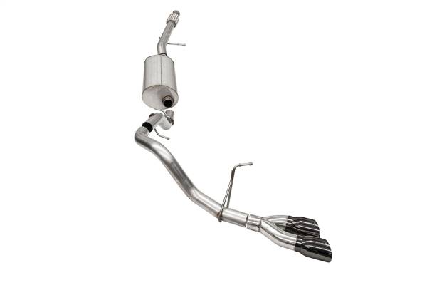 Corsa Performance - 2021 - 2022 Chevrolet Corsa Performance Stainless Steel Sport Cat-Back Exhaust System - 21126BLK