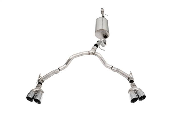 Corsa Performance - 2021 - 2022 Chevrolet Corsa Performance Stainless Steel Sport Cat-Back Exhaust System - 21127
