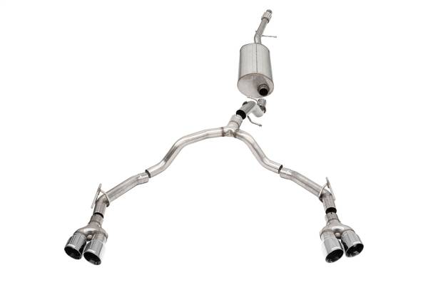 Corsa Performance - 2021 - 2022 Chevrolet Corsa Performance Stainless Steel Sport Cat-Back Exhaust System - 21128