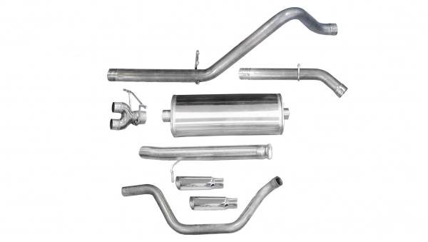 Corsa Performance - 2013 GMC, Chevrolet Corsa Performance Stainless Steel Cat-Back - 24921