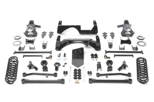Fabtech - 2007 - 2014 Chevrolet Fabtech Basic Lift System w/Shocks - K1019