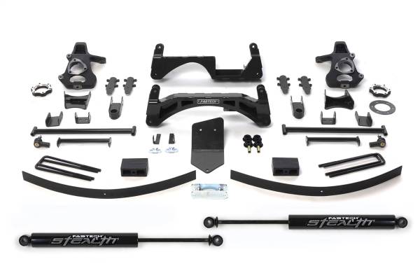 Fabtech - 2007 - 2013 GMC, Chevrolet Fabtech Basic Lift System w/Shocks - K1024M