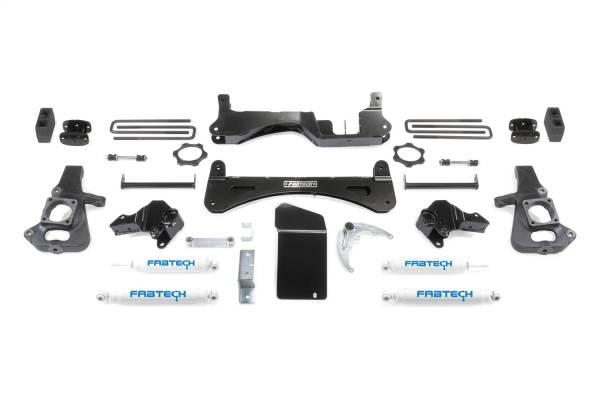 Fabtech - 2001 - 2010 GMC, Chevrolet Fabtech Raised Torsion Suspension Lift System - K1045