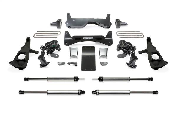 Fabtech - 2011 - 2019 GMC, 2011 - 2018 Chevrolet Fabtech Raised Torsion Suspension Lift System - K1046DL