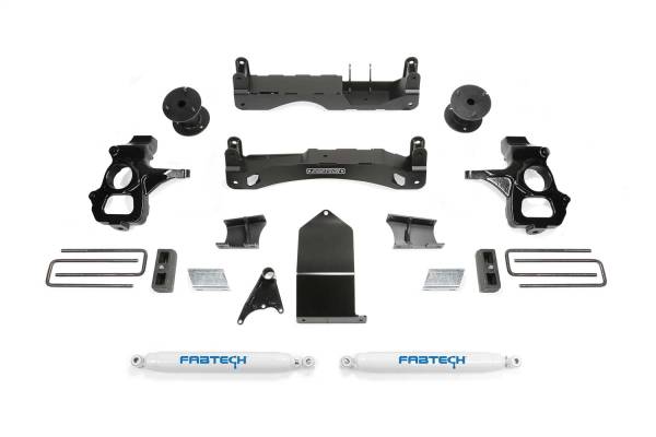 Fabtech - 2014 - 2018 GMC, Chevrolet Fabtech Basic Lift System w/Shocks - K1116