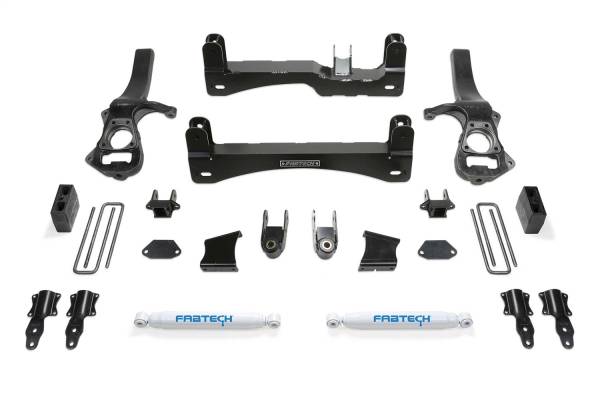 Fabtech - 2019 - 2022 GMC, Chevrolet Fabtech Basic Lift System w/Shocks - K1150