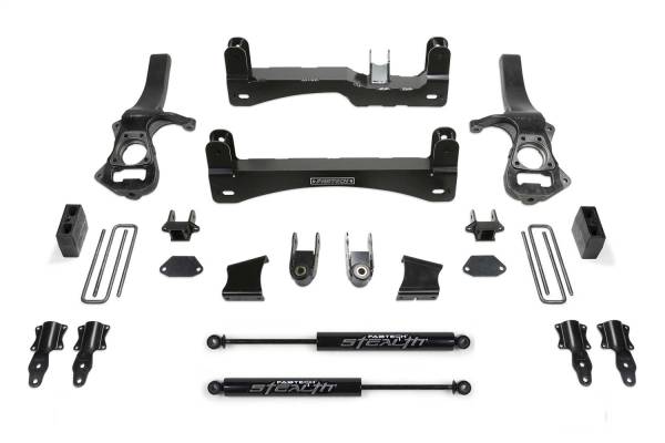 Fabtech - 2019 - 2022 GMC, Chevrolet Fabtech Basic Lift System w/Shocks - K1150M