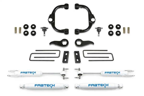 Fabtech - 2020 - 2021 GMC, Chevrolet Fabtech Ball Joint UCA Lift System w/Shocks - K1179