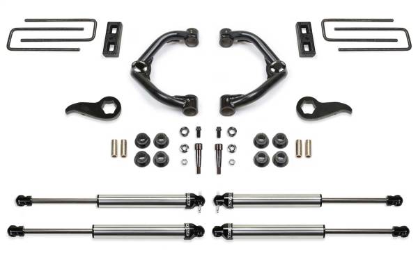 Fabtech - 2020 - 2021 GMC, Chevrolet Fabtech Uniball UCA Lift System w/Shocks - K1181DL