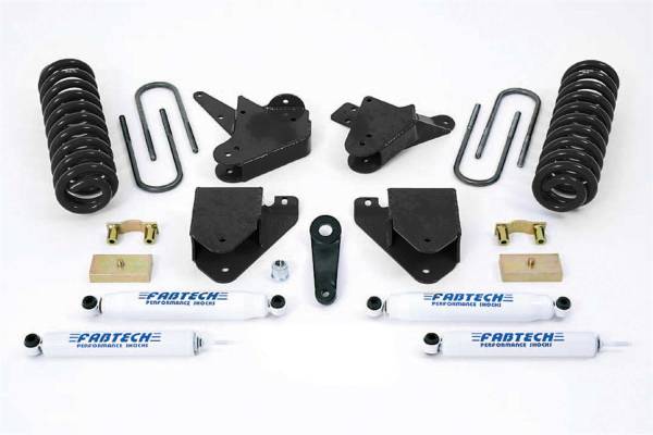 Fabtech - 2001 - 2004 Ford Fabtech Basic Lift System w/Shocks - K2100
