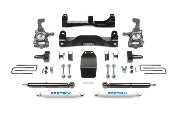 Fabtech - 2014 Ford Fabtech Basic Lift System w/Shocks - K2209