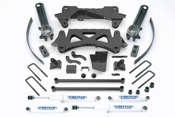Fabtech - 2000 - 2004 Toyota Fabtech Performance Lift System w/Shocks - K7003