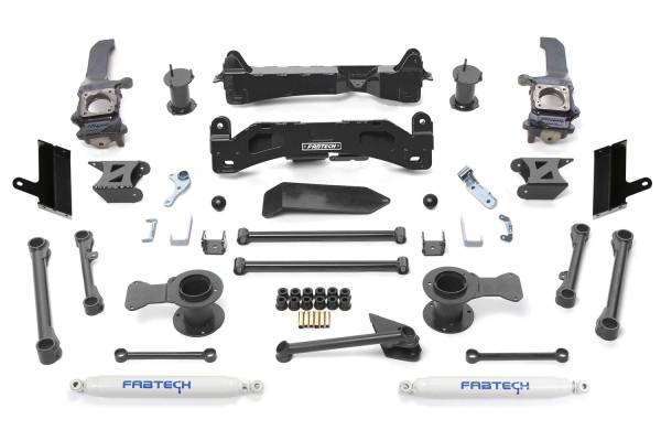 Fabtech - 2015 - 2022 Toyota Fabtech Basic Lift System w/Shocks - K7066