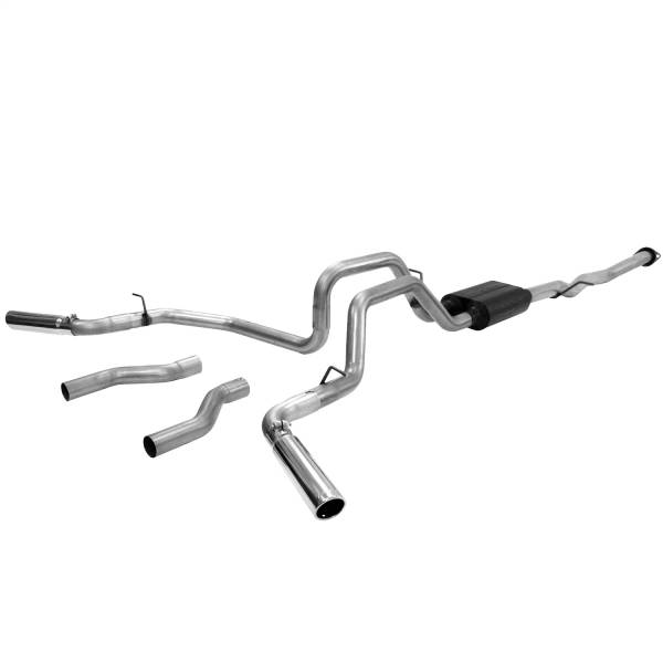 Flowmaster - 2000 - 2007 GMC, Chevrolet Flowmaster American Thunder Cat Back Exhaust System - 817428