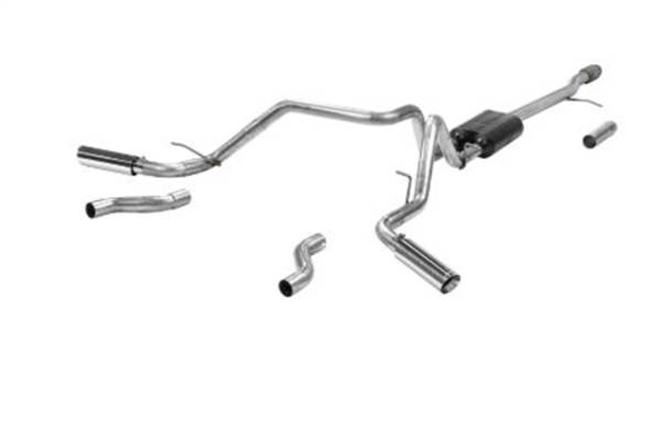 Flowmaster - 2019 - 2021 GMC, 2019 - 2022 Chevrolet Flowmaster American Thunder Cat Back Exhaust System - 817853