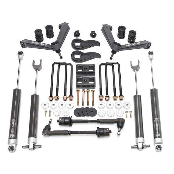 ReadyLift - 2020 - 2021 GMC, Chevrolet ReadyLift SST® Lift Kit w/Shocks 3.5 in. Front Key Way 2 in. Rear Block Fabricated A-Arm w/ Falcon 1.1 Monotube Shocks - 69-30350