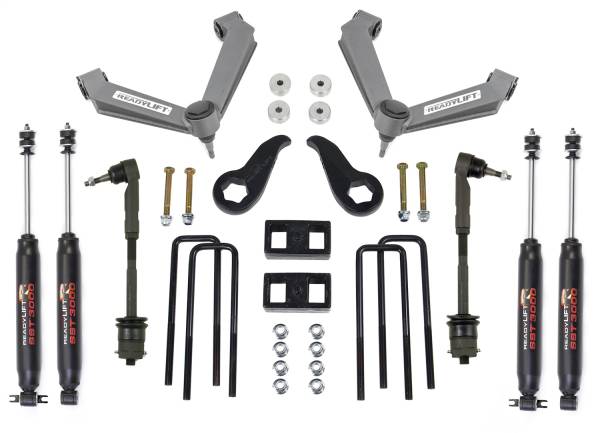 ReadyLift - 2011 - 2019 GMC, Chevrolet ReadyLift SST® Lift Kit w/Shocks 3.5 in. Front Lift 2 in. Rear Lift w/Fabricated Control Arms SST3000 Shocks - 69-3514