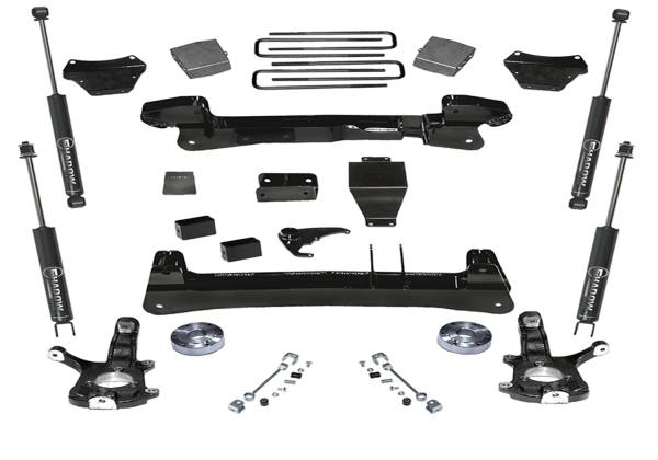 Superlift - 2000 - 2007 GMC, Chevrolet Superlift 6in. Lift Kit-99-06 Silverado/Sierra 1500 4WD-Knuckle Kit w/SL Shocks - K121