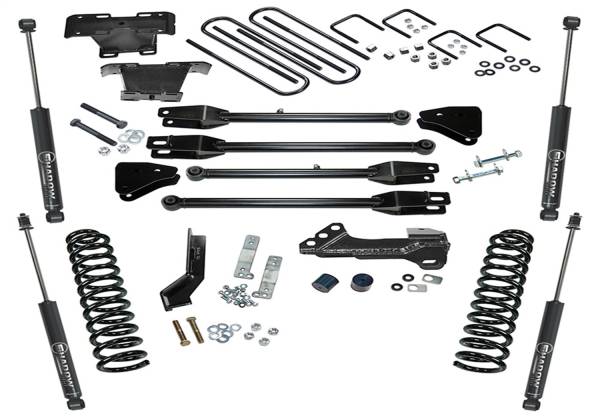 Superlift - 2017 - 2022 Ford Superlift 4in. 4-Link Lift Kit-17-22 F-250/F-350 4WD-Diesel-w/SL Shocks - K166