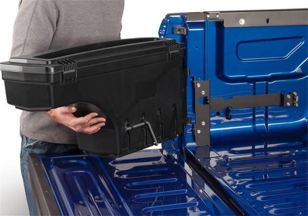Undercover - Undercover Swingcase 2005-2022 Toyota Tacoma Drivers Side Black Smooth-W/Storage Box - SC401D