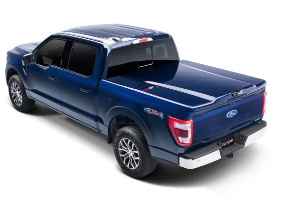 Undercover - UnderCover Elite LX 2021-2022 F-150 Crew Cab 5.7ft Bed-D1 Stone Gray - UC2208L-D1