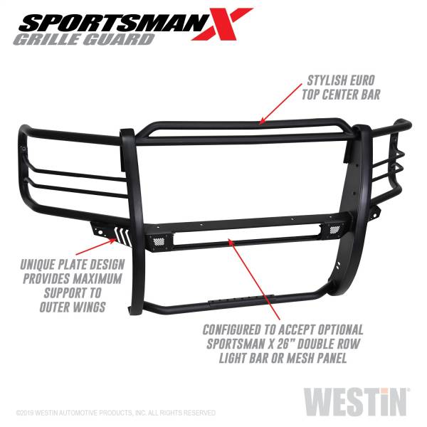 Westin - 2016 - 2018 Chevrolet Westin Sportsman X Grille Guard - 40-33875