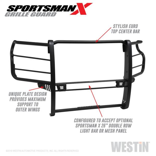 Westin - 2020 - 2021 Chevrolet Westin Sportsman X Grille Guard - 40-33995