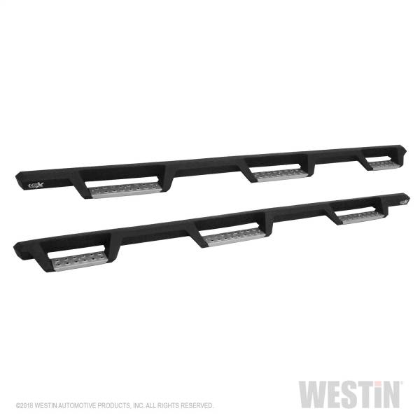 Westin - 2007 - 2019 GMC, Chevrolet Westin HDX Stainless Drop Wheel To Wheel Nerf Step Bars - 56-5345752